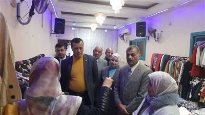 افتتاح المعرض الخيري لمؤسسة أهل مصر للتنمية وخدمة المجتمع