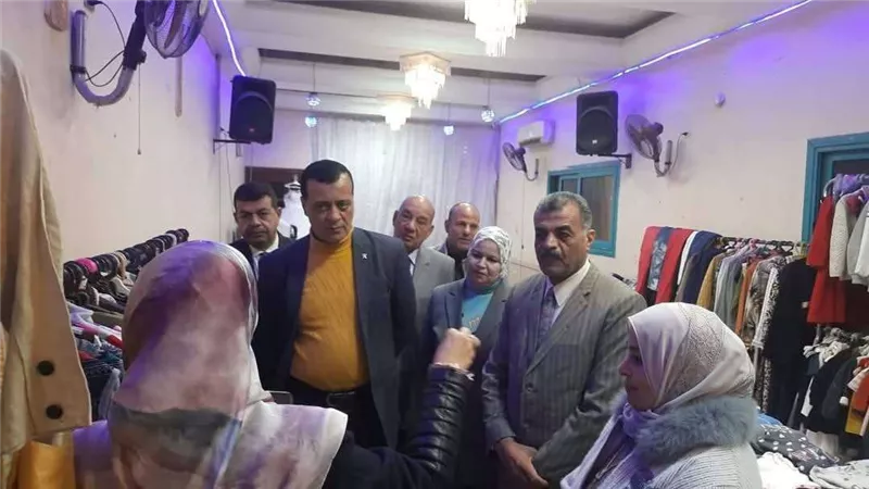افتتاح المعرض الخيري لمؤسسة أهل مصر للتنمية وخدمة المجتمع