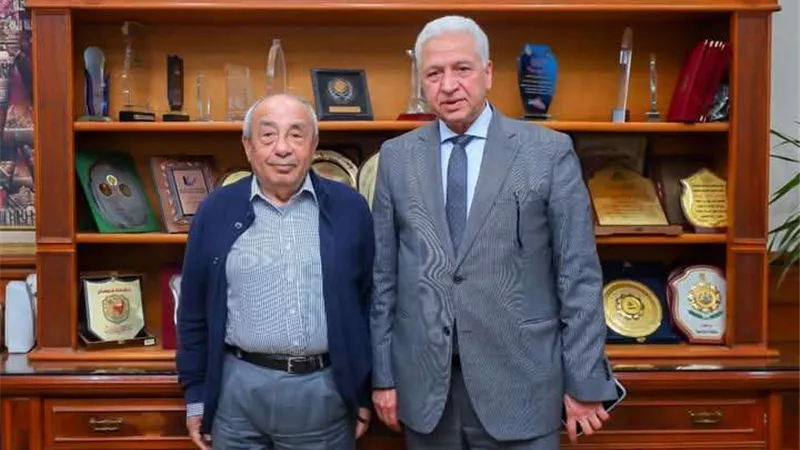 نقيب المهندسين يؤكد دعمه لإعادة إعمار القطاع خلال لقائه مع رئيس اتحاد مقاولي غزة