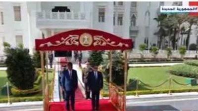 الرئيس السيسي يستقبل نظيره الزامبي في قصر الاتحادية لتعزيز العلاقات الثنائية