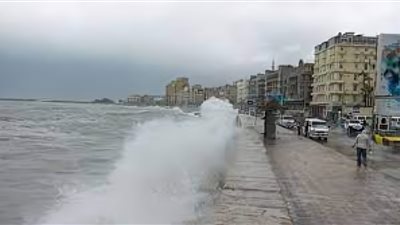 حالة الطقس في الإسكندرية.. انخفاض في درجات الحرارة وأمطار رعدية