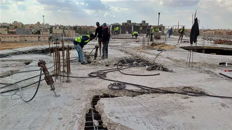 إزالة مخالفات البناء والتعديات في مدن العبور الجديدة والساحل الشمالي