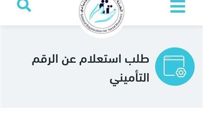 رابط الاستعلام عن الرقم التأميني وبيانات المؤمن عليه.. تعرف على الخطوات