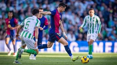 موعد مباراة برشلونة وريال بيتيس في الدوري الإسباني 2025 والقنوات الناقلة