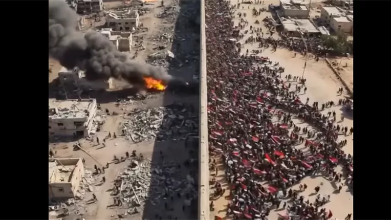 مفاجأة عير متوقعة.. كيف تم فبركة فيديو الرقص والقصف على جانبي معبر رفح؟