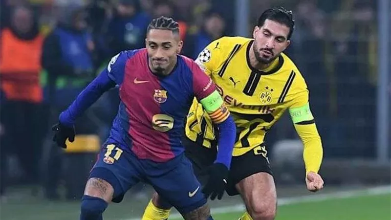 دوري الأبطال.. برشلونة يضرب دورتموند برباعية ويضع قدمًا في نصف النهائي