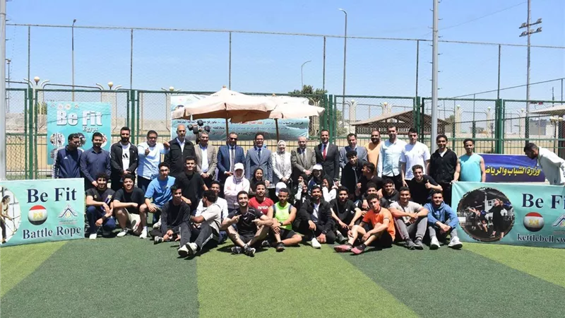 رئيس جامعة بنها ومدير شباب القليوبية يشهدان فعاليات مهرجان ”BeFit“ الرياضي