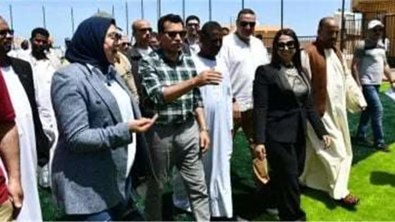 وزير الرياضة يتفقد منشآت شلاتين وأبو رماد وحلايب بدعم من تنسيقية شباب الأحزاب