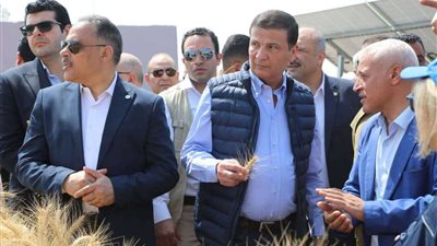 وزير الزراعة يفتتح موسم حصاد القمح بالشرقية ويشدد على دعم المزارعين