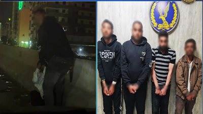 اعترافات المتهمين في واقعة فيديو السرقة أعلى الطريق الدائري