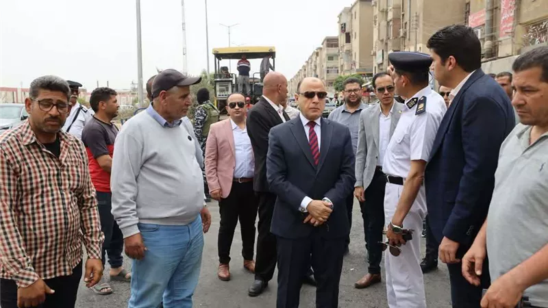 بتكلفة مليون جنيه.. رصف شارع مسجد خيرت في قلين بكفر الشيخ