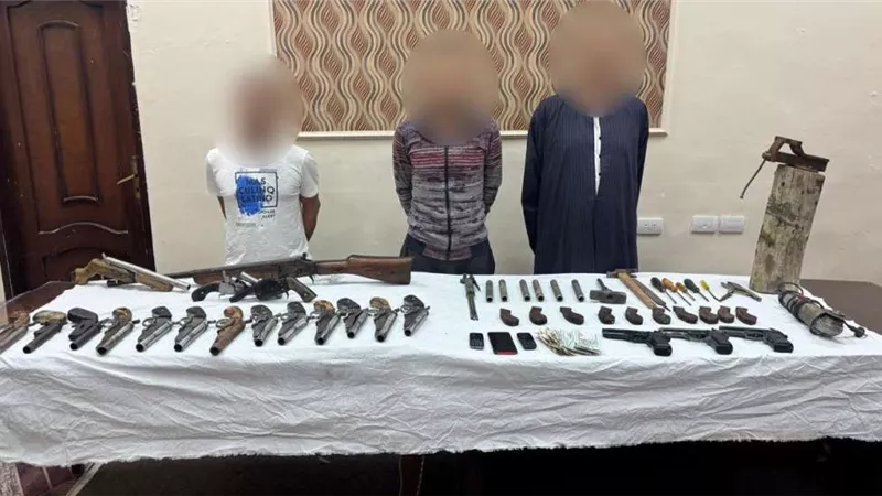 ضبط تشكيل عصابى لتصنيع الأسلحة النارية بالبحيرة