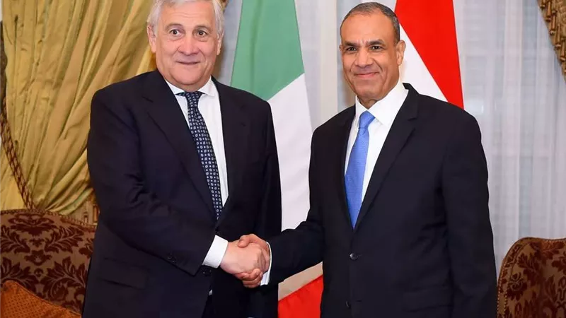 بالصور.. عبد العاطي ونظيره الإيطالي يوقعان مذكرتي تعاون ويبحثان القضايا المشتركة