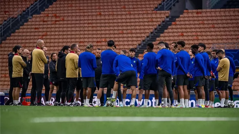 التشكيل المتوقع لنادي إنتر ميلان أمام برشلونة في نصف نهائي دوري الأبطال