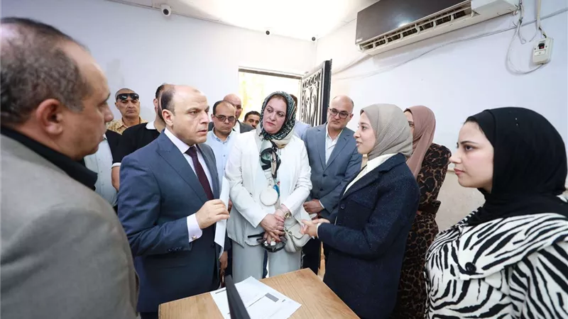 محافظ كفر الشيخ يتفقد المركز التكنولوجي ببيلا
