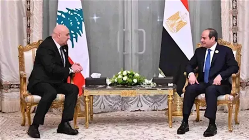 السيسي وعون 