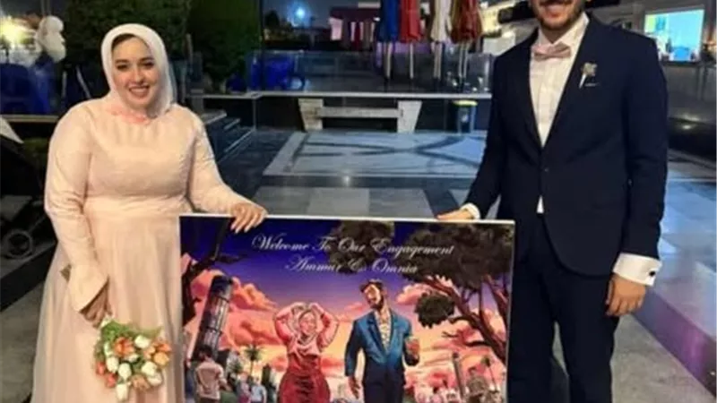 وليد الغمري يهنيء الدكتورة نڤين عمر اسماعيل بمناسبة حفل خطوبة نجلها 