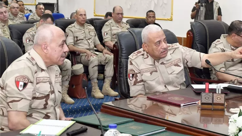 وزير الدفاع  يشهد تنفيذ المرحلة الرئيسية لمشروع مراكز القيادة التعبوى للمنطقة الغربية العسكرية 