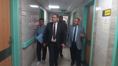 وكيل صحة كفر الشيخ يتفقد الأقسام المطورة بمستشفى برج البرلس المركزي