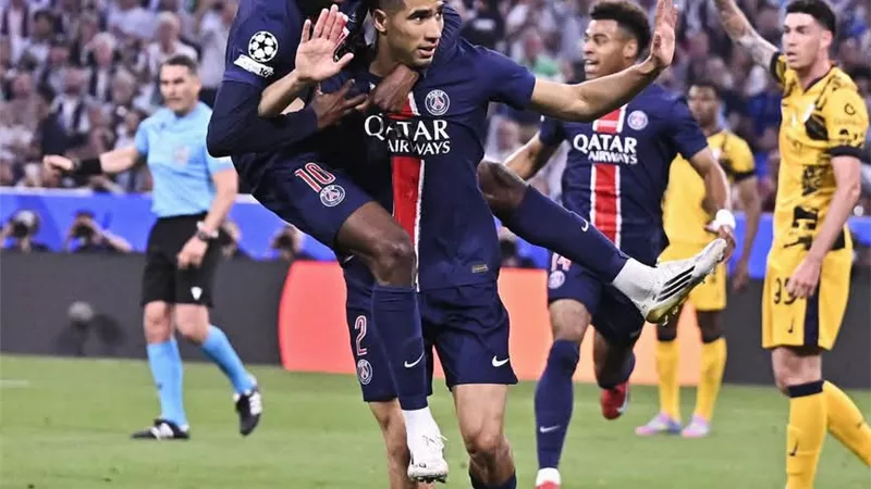رسميا باريس سان جيرمان بطلا لدوري أبطال أوروبا عقب الفوز على إنتر بخماسية
