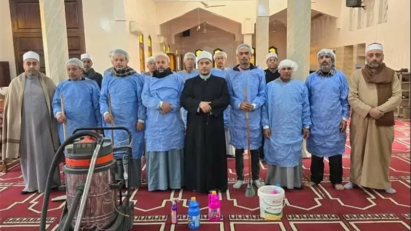 استعدادًا لعيد الأضحى المبارك.. أوقاف كفر الشيخ تطلق حملة نظافة موسعة 