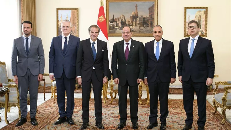 الرئيس السيسي يستقبل مدير عام الوكالة الدولية للطاقة الذرية