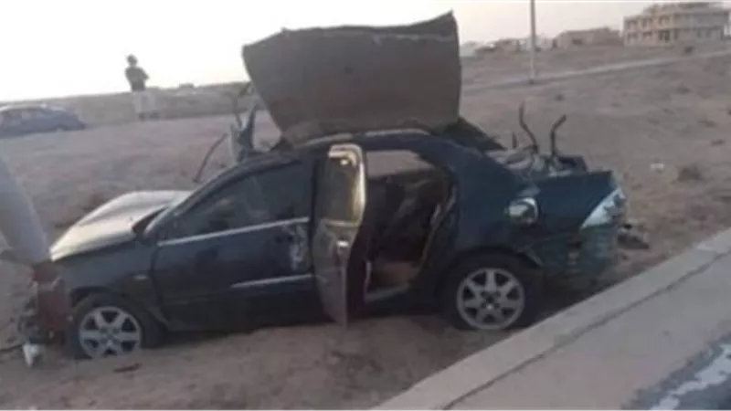 دخلوا بين المقاعد.. حكاية مصرع مدرس وإصابة أبنائه على طريق المنيا