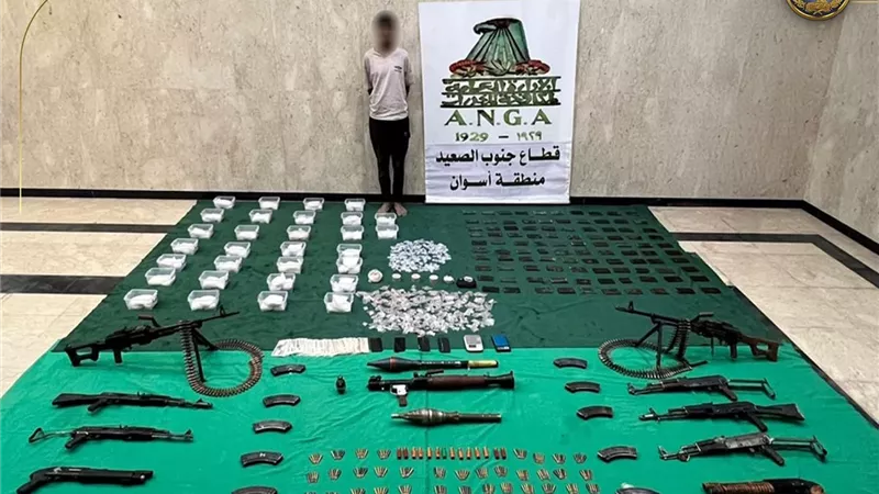مقتل 5 عناصر الإجرامية وضبط مخدرات بـ20 مليون جنيه في أسوان