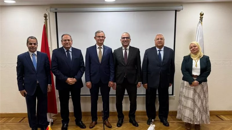 البنك الزراعي يستقبل وزير زراعة صربيا للاطلاع على جهود البنك في دعم التنمية الزراعية