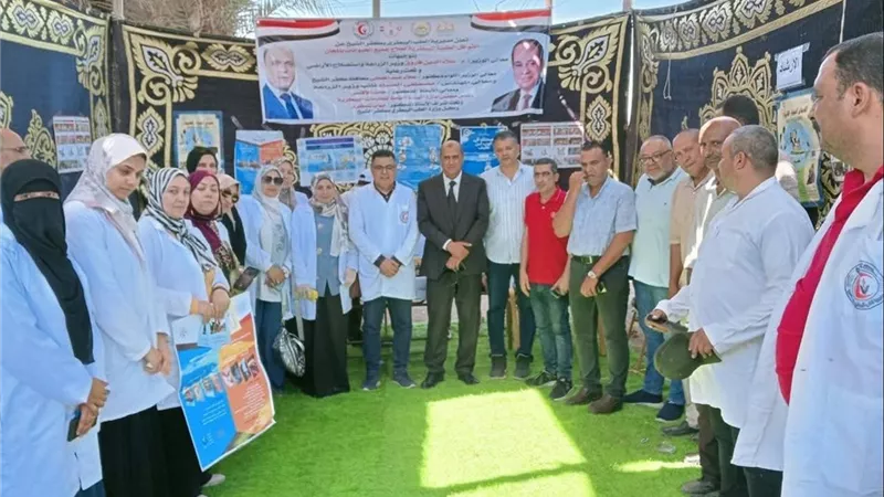 طب بيطري كفر الشيخ: قافلة مجانية تعالج 818 حيوانًا و2500 طائر