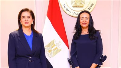 وزيرة التضامن  تبحث مع المدير الإقليمي لمنظمة الصحة العالمية تعزيز التعاون بمكافحة الإدمان