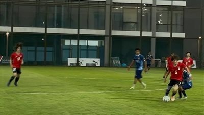 بمشاركة كتيبة محترفي الخارج.. منتخب 2009 يختتم معسكره بفوز ساحق على نجوم المستقبل