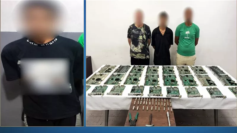 ضبط المتهمين بسرقة معدات اتصالات بـ3 ملايين جنيه في مدينة نصر