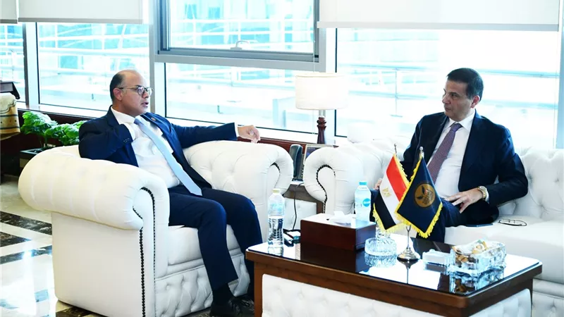  وزير الزراعة ورئيس الرقابة المالية يبحثان تفعيل صندوق التكافل ضد المخاطر