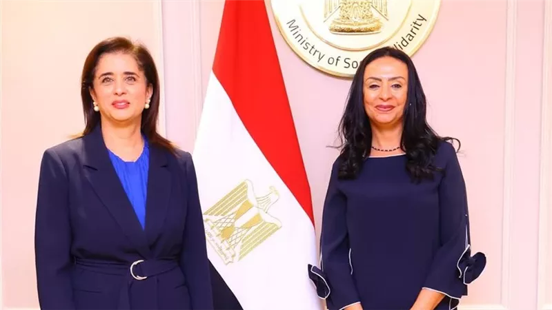 وزيرة التضامن  تبحث مع المدير الإقليمي لمنظمة الصحة العالمية تعزيز التعاون بمكافحة الإدمان