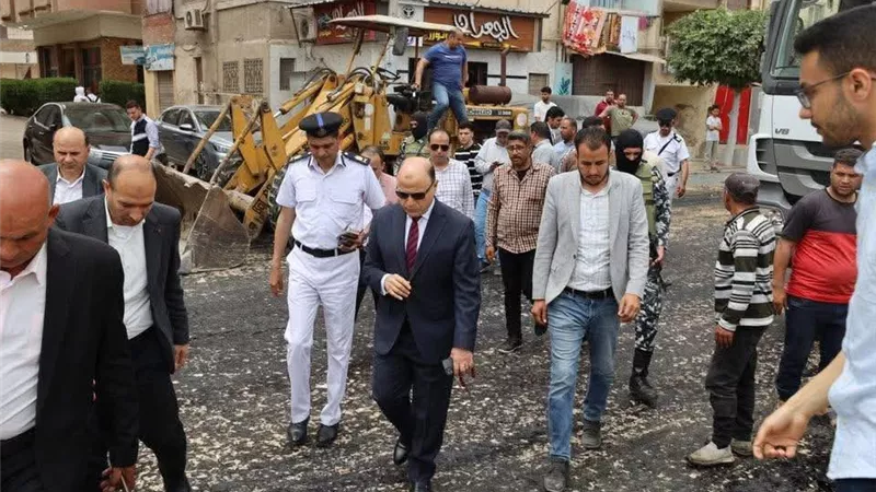 حملة مكبرة لإزالة الإشغالات في كفر الشيخ