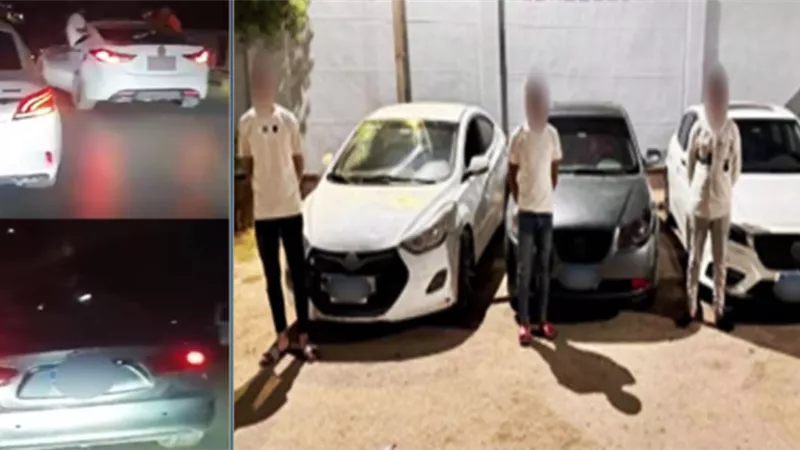 تفاصيل ضبط 3 أشخاص عطلوا المرور بحركات استعراضية في بني سويف