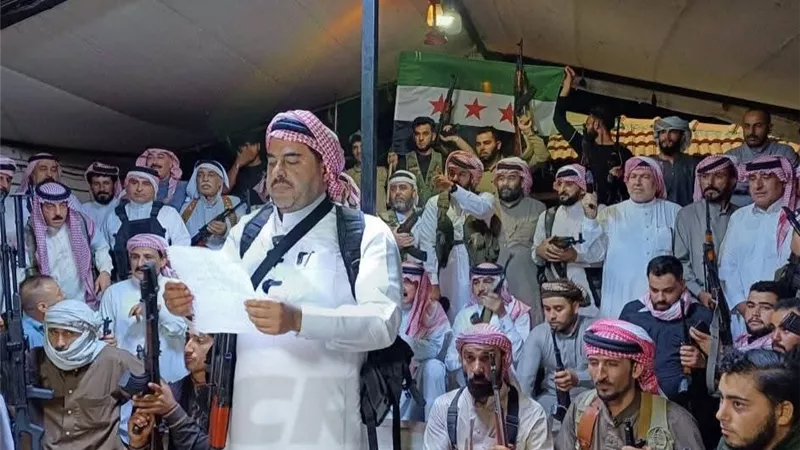العشائر السورية تعلن النفير العام أمس الخميس وتهاجم السويداء الآن 
