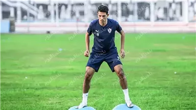 أحمد فتوح يؤدي تدريبات تأهيلية خاصة في الزمالك