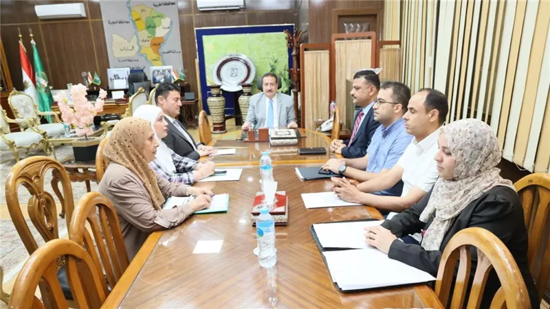 محافظ المنوفية  يناقش نسب تنفيذ مشروعات الخطة الاستثمارية ومشروعات هيئة الأبنية التعليمية  