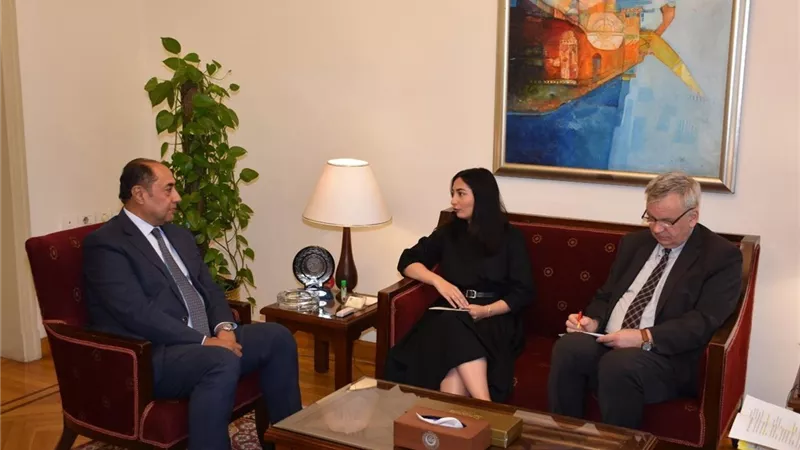 السفير حسام زكي يبحث مع وزيرة التعاون الاقتصادي الألمانية تطورات الأوضاع في غزة