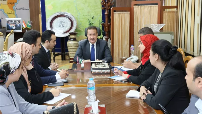 محافظ المنوفية يلتقي وفد أعضاء المبادرة الرئاسية لتطوير الصناعة المصرية «ابدأ» 