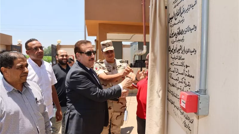 محافظ المنوفية يفتتح 4 محطات صرف صحي في الشهداء.. تفاصيل 