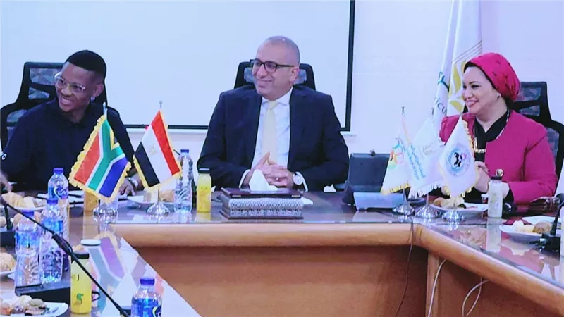البنك الزراعي المصري يستقبل وفد 