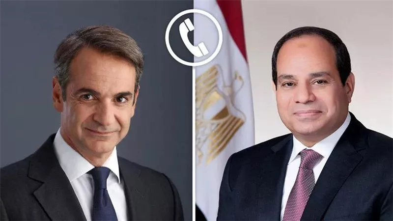 الرئيس السيسي ورئيس وزراء اليونان يبحثان التعاون الثنائي وتطورات الأوضاع الإقليمية