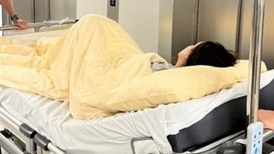 أنغام تنشر أول صورة لها من المستشفى أثناء خضوعها لفحوصات على البنكرياس