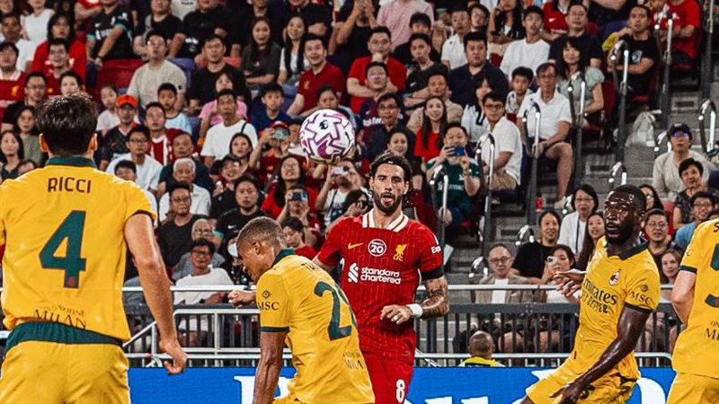 مباراة ليفربول وميلان