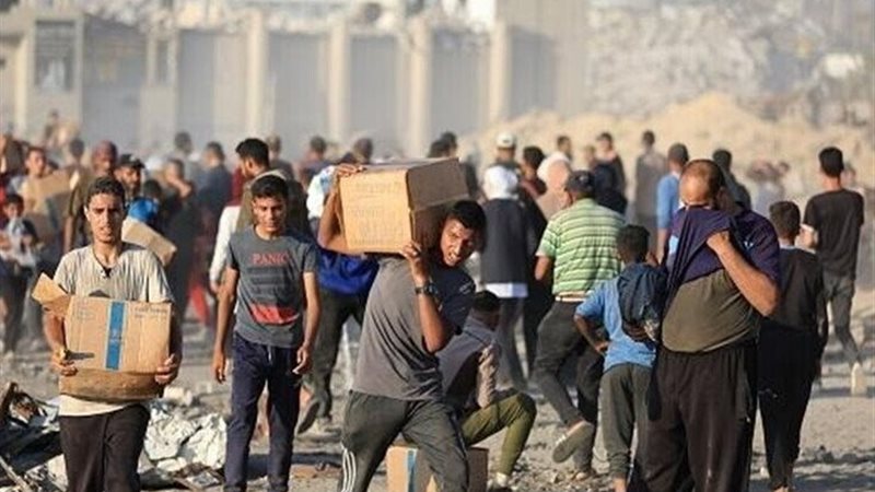 تسليم المساعدات الإنسانية