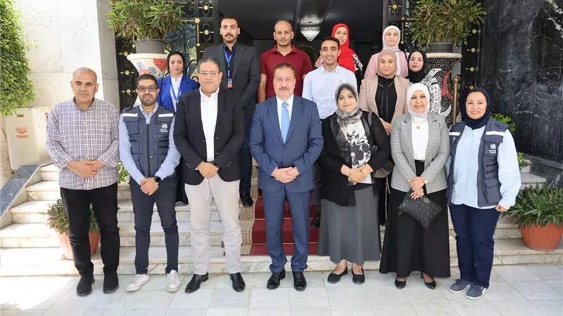  محافظ المنوفية يلتقي وفد منظمة الصحة العالمية.. ماذا دار في الاجتماع؟