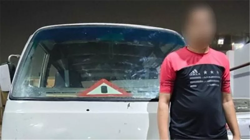 ضبط سائق ميكروباص تعدى على مواطن في السلام بالقاهرة